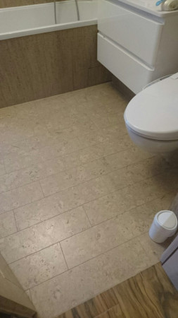 Настенное и напольное покрытие в ванной комнате